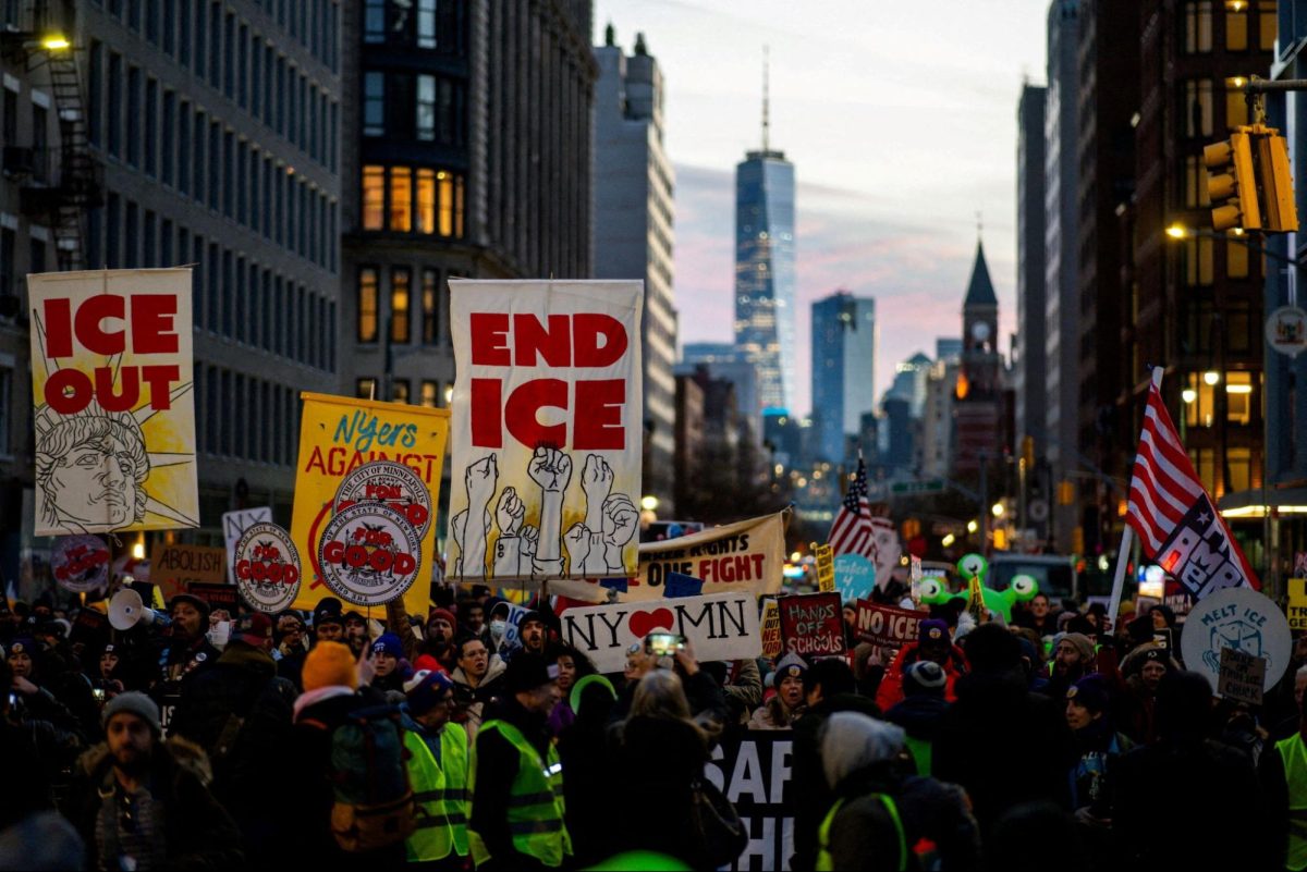 Many Americans protested ICE in Jan. 2026 following the deaths of two citizens at the hands of agents in Minneapolis. (Courtesy of Reuters)