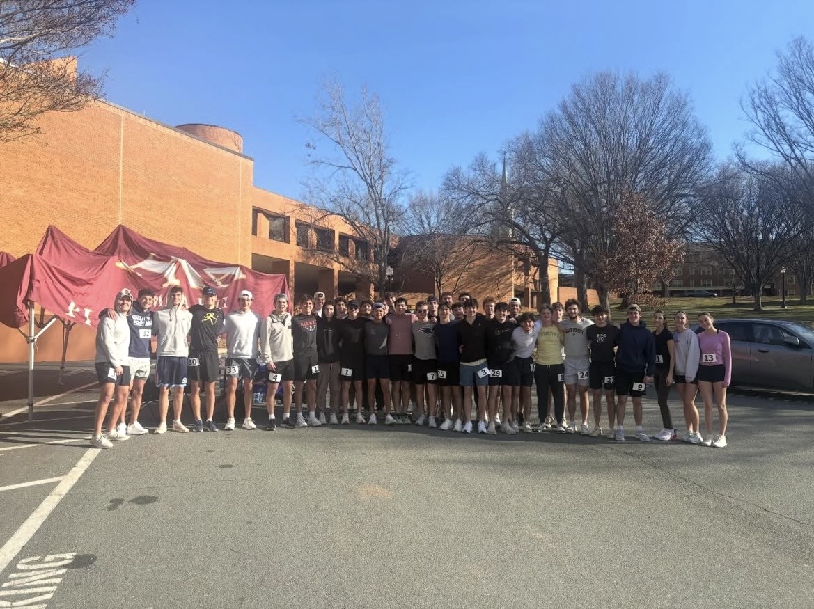 A large group of students gathered on a sunny day to take part in Pi Kappa Alpha’s One Love 5K. The race brought together classmates from across the community, celebrating teamwork, wellness, and a shared sense of tradition. (Courtesy of Matt Kutchma)