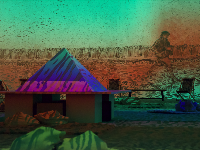 The colorful Van Gogh Immersive Experience is currently on exhibition off of Stratford Road in Winston-Salem.