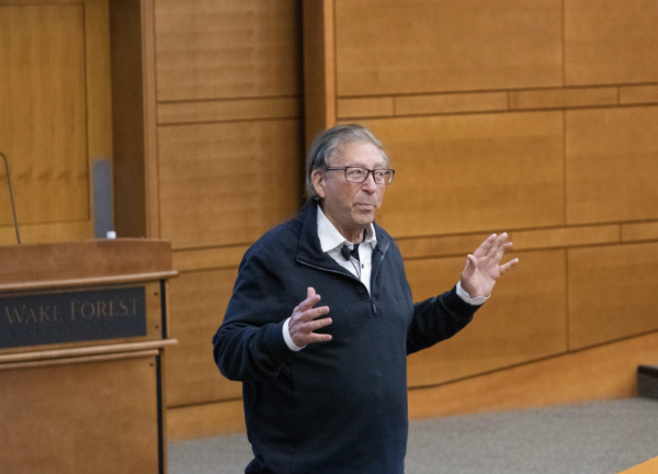Luxury footwear businessman Stuart Weitzman describes his path to success at Wake Forest University’s School of Business.