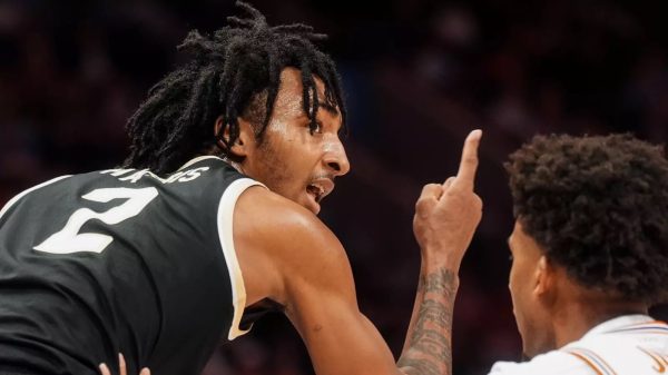 Improved shooting from Juke Harris (2) was not enough to win against the Clemson Tigers in the second round of the ACC Tournament. (Courtesy of Wake Forest Athletics)