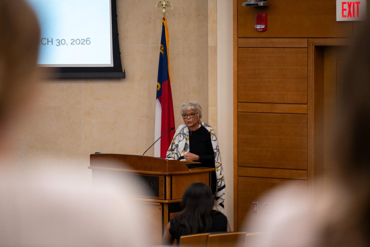 Professor Beth Hopkins shared a keynote address to launch the first annual Leadership Week. 