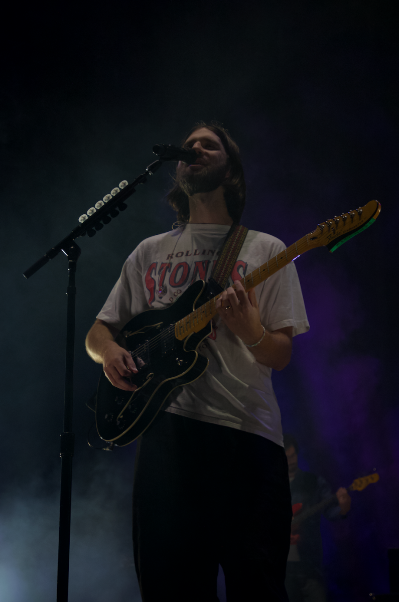 Matt Quinn, the lead singer of My. Joy during their Charlotte concert on April 26. 