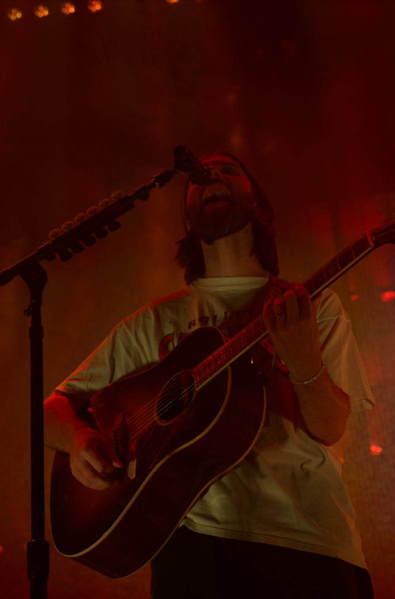 Matt Quinn singing during Mt. Joy's Hope We Have Fun Part II tour. 