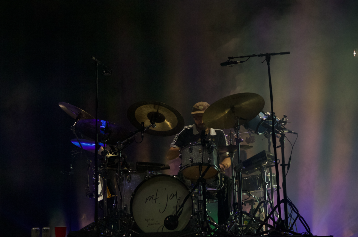 Sotiris Eliopoulos, the drummer for the indie rock band Mt. Joy. 